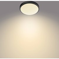 Philips Doris LED-taklampa 2700K svart Ø35cm