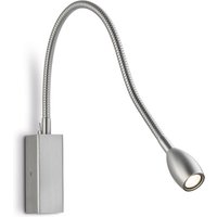 Knapstein Medusa LED wall light, flexible arm and switch