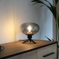 Steinhauer Reflexion table lamp, Ø 22 cm, black