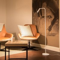 SLV Karpo LED-golvlampa, med dimmer, vit