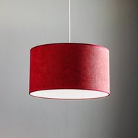Duolla Suspension Bristol, motif tissé, rouge