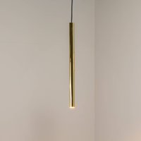 Euluna Sone pendant light, 1-bulb, brass