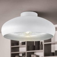 Lampa sufitowa Mogano z metalu, Ø40cm, biała