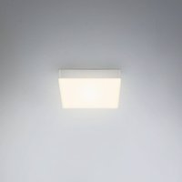 Briloner Plafonnier LED Flame, 15,7 x 15,7 cm, argenté