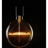 SEGULA E27 5W LED globlampa Ø15cm vintage guld 1.900K
