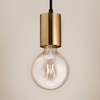 Egger Licht EGG DLS hänglampa Soho, mässingsfärgad