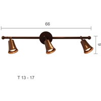 Menzel Pusta downlight, three-bulb