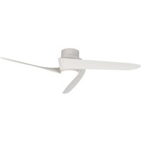 Mantra Iluminación Ventilateur de plafond LED Groenland, blanc, DC silencieux Ø 122 cm CCT