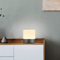 BANKAMP Button LED-bordslampa höjd 18,5 antracit