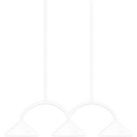 Globen Lighting Hängelampe CURVE 3, weiß, 3-flg., 95 cm