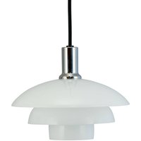 Dyberg Larsen Morph hanging light, opal, Ø 21 cm, glass