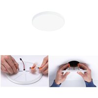 Paulmann Veluna Edge IP44 4000K ściemniana Ø 9cm