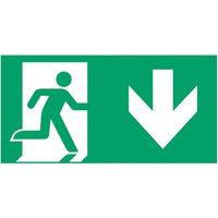 B-Safety Type A emergency exit sign for L-LUX Standard Eco
