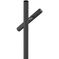 LED-bordlampe med batteri, model Streak-B, højde 50 cm, sort, metal