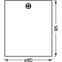 OSRAM SQUARE ceiling spotlight, white, 8 x 8 cm, metal, GU10