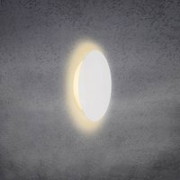 Escale Blade LED-væglampe, mat hvid, Ø 24 cm
