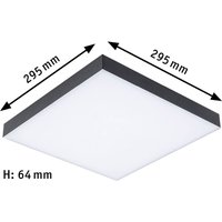 Paulmann Velora regnbågspanel 30x30cm svart RGBW