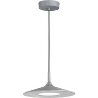 Schöner Wohnen Slim LED pendant light, concrete-coloured