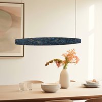 Quitani Lysia LED pendant, oxidised/black, 118 cm