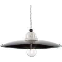 Ferroluce Suspension rétro C1612 noir-blanc