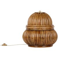 GUBI Bohemian 72 table lamp, rattan, height 45 cm
