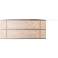 Audo Copenhagen Audo taklampa Hashira, naturfärgad, linne, Ø 50 cm