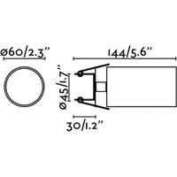 FARO BARCELONA Stan recessed spotlight, white, aluminium, Ø 6 cm