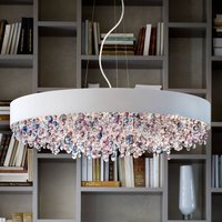 Masiero Ola S6 90 hanging white/coloured cold crystals