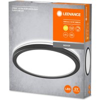 LEDVANCE Orbis Ultra Slim, svart, Ø 23,5 cm