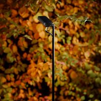 Luceplan LED path light Flia, 2-bulb, black, plastic