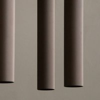 Audo Copenhagen Audo hänglampa Tubulaire, höjd 24 cm, brons, aluminium