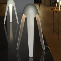 Martinelli Luce Cyborg LED table lamp, aluminium