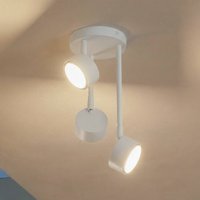 SIGMA Nemo ceiling spotlight, 3-bulb, white, adjustable, GX53