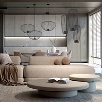 Nowodvorski Lighting Hänglampa Pumpkin S, mörkgrå, Ø 27 cm, metall, GU10