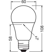 OSRAM LED traditionell glödlampa Relax/Active/Sleep E27 4,9W matt 827/840