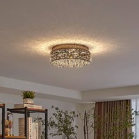 Lucande Sparkling LED ceiling light Felias, round shape