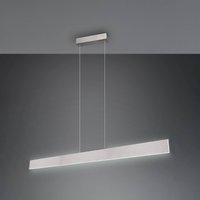 Trio Lighting Suspension LED Galway, nickel mat, up/down, CCT, métal