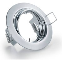 Trio Lighting Rund inbyggnadslampa Jura i krom