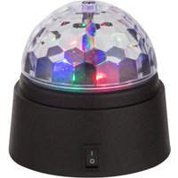LED-Tischdekoleuchte Disco mit buntem Licht