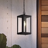 EGLO Utomhushänglampa Alamonte 1, svart, längd 15 cm, metall