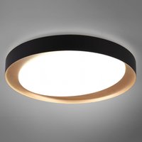 Reality Leuchten LED-taklampa Zeta tunable white, svart/guld