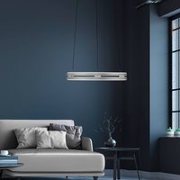 LED-hänglampa PURE E-Loop, sten, Ø 50 cm, aluminium, CCT