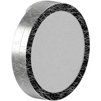 Lightme Aqua LED mirror light round silver leaf