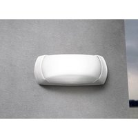 Fumagalli Francy vägglampa för utomhusbruk, vit/opal, GX53 CCT, front