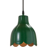 PR Home Tulippa Pendellampe Ø 17 cm, grün, Stecker