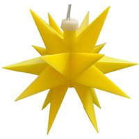 Estrella LED STERNTALER, amarilla, 18 puntas