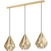 EGLO Carlton Hängeleuchte, dreiflammig, gold