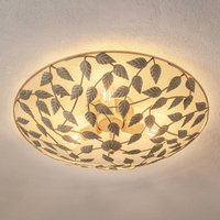 Luminex Arion ceiling light, cream/gold patinated, Ø 63 cm, steel