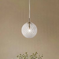TK Lighting Cadix pendellampa av glas, en lampa, Ø 21 cm