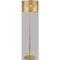 Searchlight Fishnet floor lamp, gold